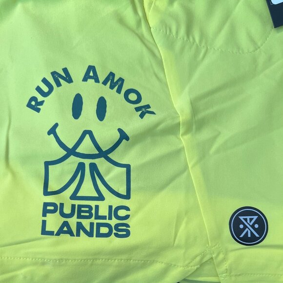ROARK RUN AMOK X PUBLIC LANDS BOMMBER 7” SHORTS NWT Large - Picture 7 of 7